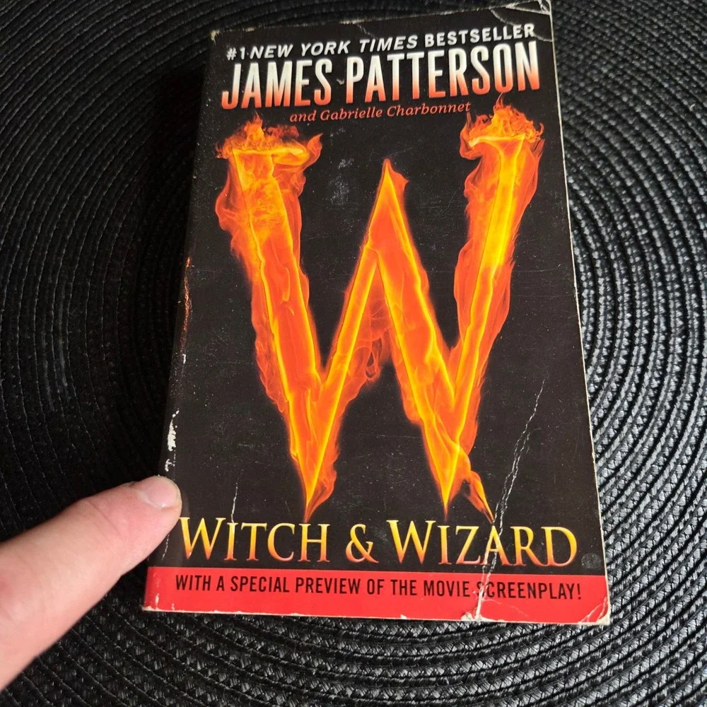 James Patterson Witch & Wizard YA Paperback Black Fantasy Novel First Edition